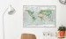 Decorative Pinboard World Map: Graphite Currents [Cork Map] 98011 additionalThumb 3