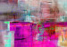 Canvas Print Colorful abstraction - a city hidden behind a rainy car window 106221 additionalThumb 4