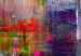 Canvas Print Colorful abstraction - a city hidden behind a rainy car window 106221 additionalThumb 5