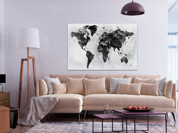 Canvas Art Print Colourless World (1 Part) Wide 107821 additionalImage 3
