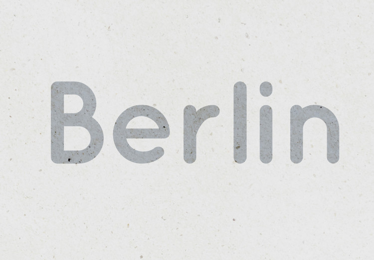 Poster Berlin - urban architecture of Germany amidst clouds and English text 114321 additionalImage 10