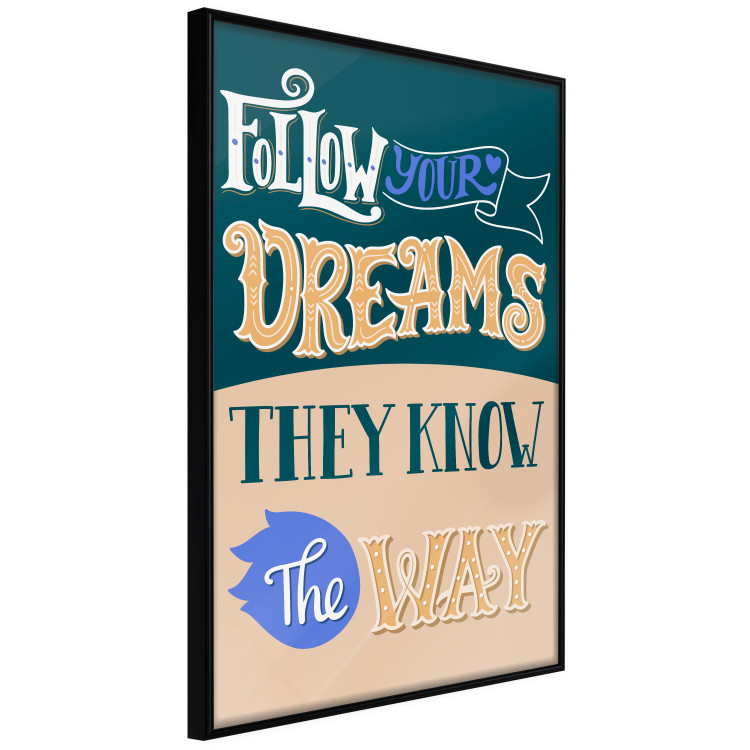 Poster Follow your dreams - composition with motivational English texts 114421 additionalImage 10