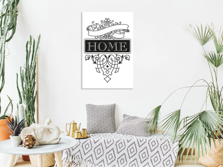 Canvas Print Home (1 Part) Vertical 114621 additionalImage 3