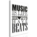 Canvas Art Print Music Is lLfe That Is Why Our Hearts Have Beats 114721 additionalThumb 2