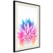 Poster Colorful Pineapple - composition with a tropical fruit on an explosion of colors background 115321 additionalThumb 3