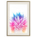 Poster Colorful Pineapple - composition with a tropical fruit on an explosion of colors background 115321 additionalThumb 19