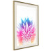 Poster Colorful Pineapple - composition with a tropical fruit on an explosion of colors background 115321 additionalThumb 2