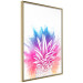 Poster Colorful Pineapple - composition with a tropical fruit on an explosion of colors background 115321 additionalThumb 14