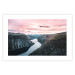 Wall Poster Lake Ringedalsvatnet - majestic landscape of mountains and pink sky 117621 additionalThumb 25