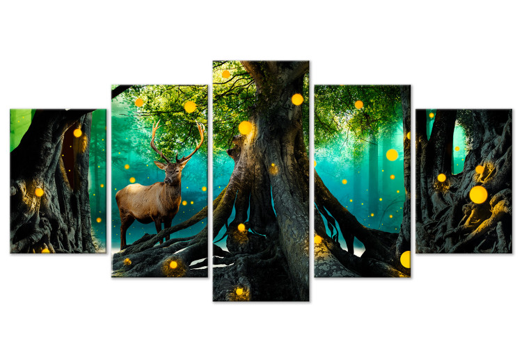 Canvas Enchanted Forest (5 Parts) Wide 118421