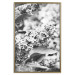 Wall Poster Monochrome Elder - black and white elderflower on blurred plant background 123921 additionalThumb 26