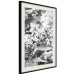 Wall Poster Monochrome Elder - black and white elderflower on blurred plant background 123921 additionalThumb 3