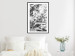 Wall Poster Monochrome Elder - black and white elderflower on blurred plant background 123921 additionalThumb 6