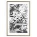 Wall Poster Monochrome Elder - black and white elderflower on blurred plant background 123921 additionalThumb 27
