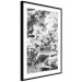 Wall Poster Monochrome Elder - black and white elderflower on blurred plant background 123921 additionalThumb 13
