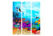 Room Separator Colorful Fish (3-piece) - cheerful colorful composition for children 124221 additionalThumb 3