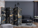 Folding Screen Black Marble II (5-piece) - dark pattern with a stone texture 124321 additionalThumb 4