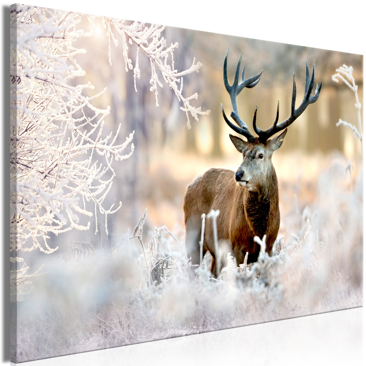 Large canvas print Deer in the Cold [Large Format] 125121 additionalImage 2