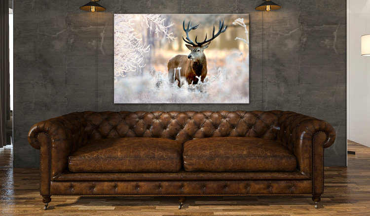 Large canvas print Deer in the Cold [Large Format] 125121 additionalImage 5