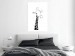 Wall Poster Checkered Giraffe - black giraffe sketch on a contrasting white background 125721 additionalThumb 4