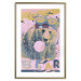 Poster Bear and Balloon - playful animal in a colorful pink motif with inscriptions 127021 additionalThumb 14