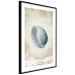 Poster Tide - maritime composition of shell landscape on sand and wave background 127521 additionalThumb 6