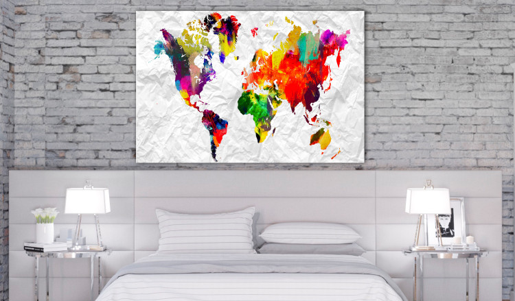Large canvas print World on Paper [Large Format] 128721 additionalImage 5