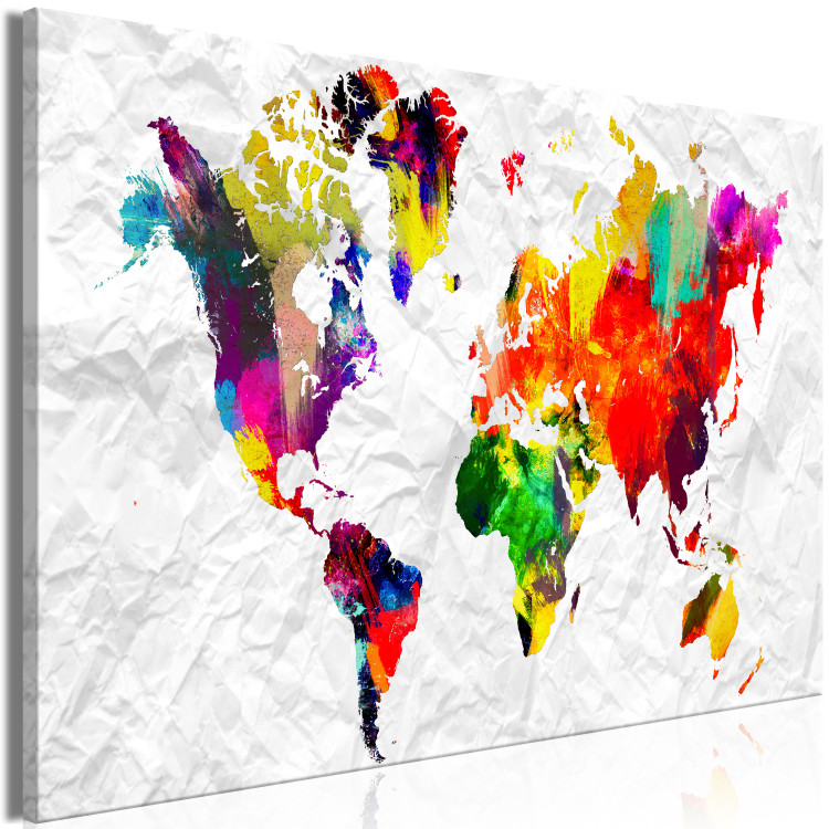 Large canvas print World on Paper [Large Format] 128721 additionalImage 2