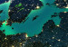 Canvas Blue Planet (5-part) wide - world seen from space 128821 additionalThumb 4