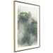 Poster Misty Amazon - landscape of green tree crowns amidst dense fog 129421 additionalThumb 7