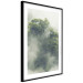 Poster Misty Amazon - landscape of green tree crowns amidst dense fog 129421 additionalThumb 6