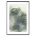 Poster Misty Amazon - landscape of green tree crowns amidst dense fog 129421 additionalThumb 15