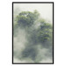Poster Misty Amazon - landscape of green tree crowns amidst dense fog 129421 additionalThumb 16