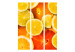 Room Divider Screen Citrus Fruits (3-piece) - juicy orange tropical fruits 133321 additionalThumb 3
