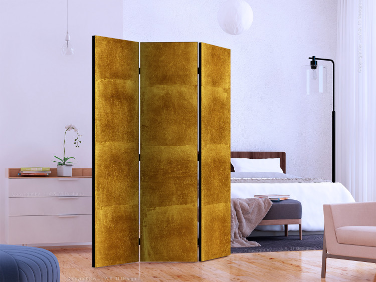 Room Separator Golden Cage - texture of golden square tiles 133621 additionalImage 2