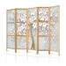 Folding Screen Magical Magnolia II (5-piece) - Tree with white flowers 136121 additionalThumb 5