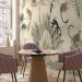 Wall Mural Fauna and Flora Jungle - a composition maintained in shades of gray 138821 additionalThumb 7