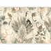 Wall Mural Fauna and Flora Jungle - a composition maintained in shades of gray 138821 additionalThumb 1
