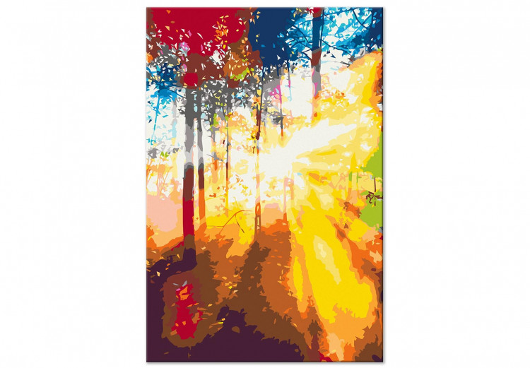 Paint by Number Kit Solar Blast - Sun’s Rays Penetrating the Trees 144621 additionalImage 4
