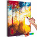 Paint by Number Kit Solar Blast - Sun’s Rays Penetrating the Trees 144621 additionalThumb 5