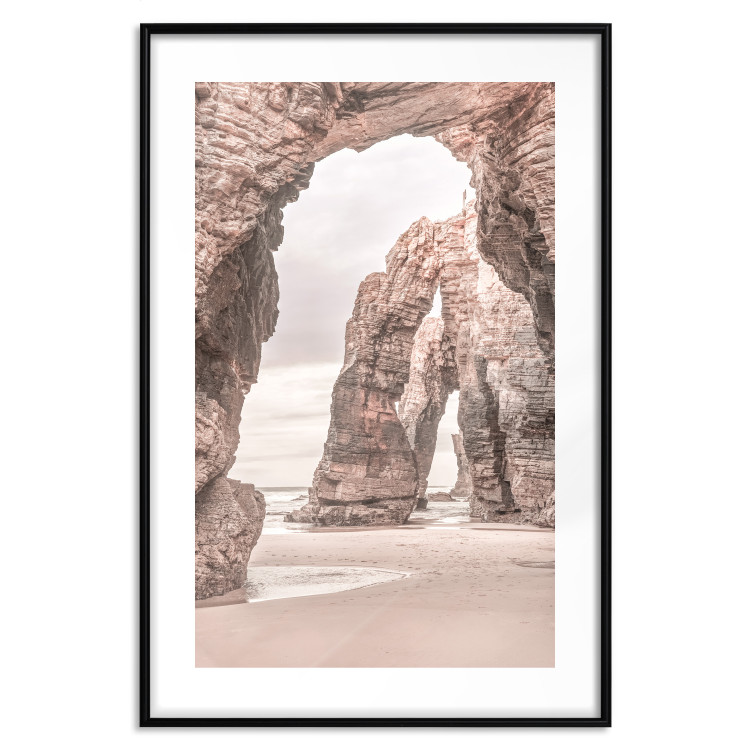 Wall Poster Rocks on the Beach - Sea Landscape With a Great Cliff in the Sand 145321 additionalImage 26