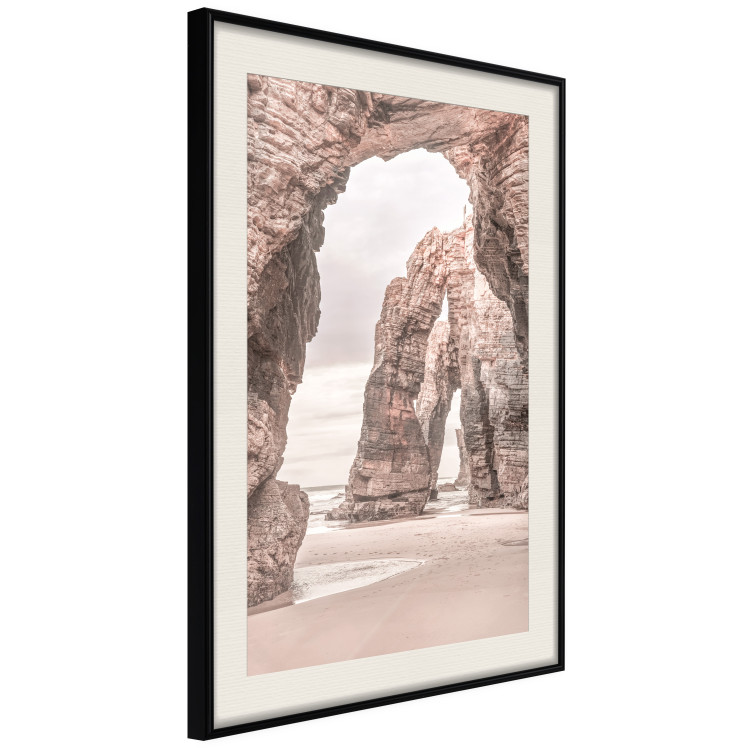 Wall Poster Rocks on the Beach - Sea Landscape With a Great Cliff in the Sand 145321 additionalImage 7