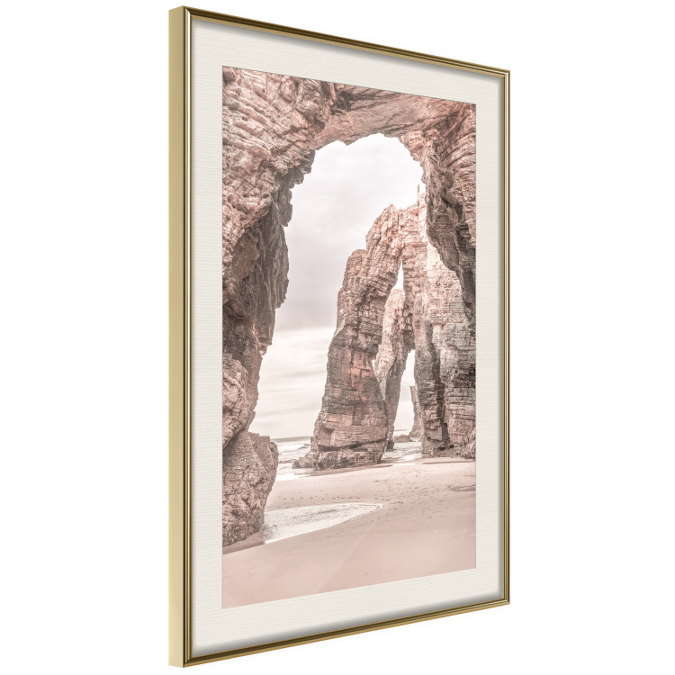 Wall Poster Rocks on the Beach - Sea Landscape With a Great Cliff in the Sand 145321 additionalImage 11