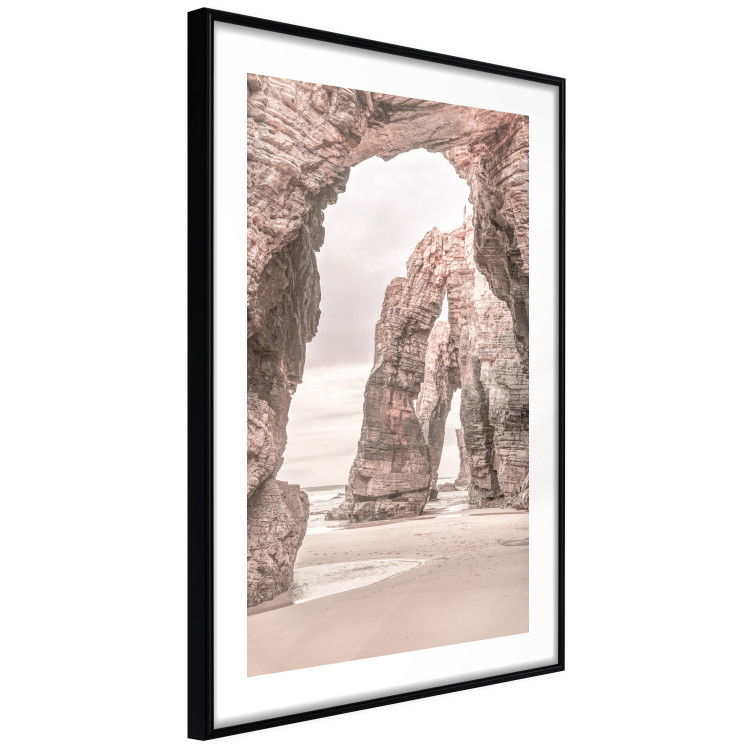 Wall Poster Rocks on the Beach - Sea Landscape With a Great Cliff in the Sand 145321 additionalImage 9