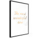 Wall Poster The Most Wonderful Time - Inscription on a White Background, Golden Sentence 146321 additionalThumb 4