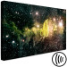 Canvas Art Print Green Nebula (1-piece) - cosmic landscape with shining stars 146421 additionalThumb 6