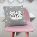 Decorative Microfiber Pillow Cat among the stars - animal motif on a dark grey background cushions 147021 additionalThumb 2