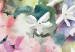 Canvas Art Print Watercolor Bouquet (1-piece) - colorful flowers on a blurred background 149721 additionalThumb 4