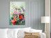 Canvas Art Print Watercolor Bouquet (1-piece) - colorful flowers on a blurred background 149721 additionalThumb 3