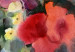 Canvas Art Print Watercolor Bouquet (1-piece) - colorful flowers on a blurred background 149721 additionalThumb 5